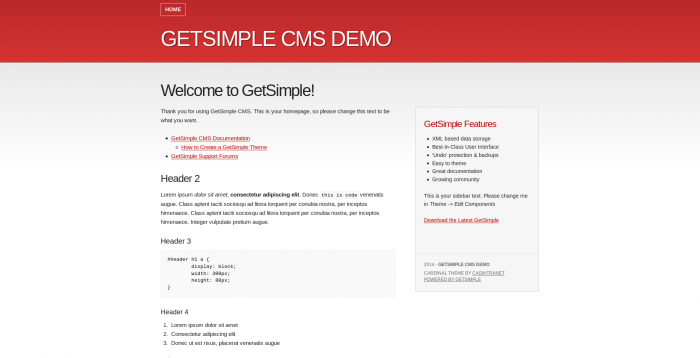 GetSimple CMS