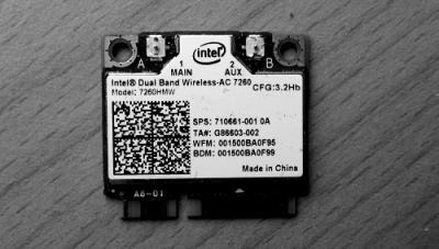 Intel 7250 AC mit entfernten Kontaktringen